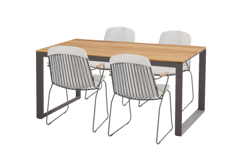  Taste Heritage Table 160x95cm + 4x Veneto
